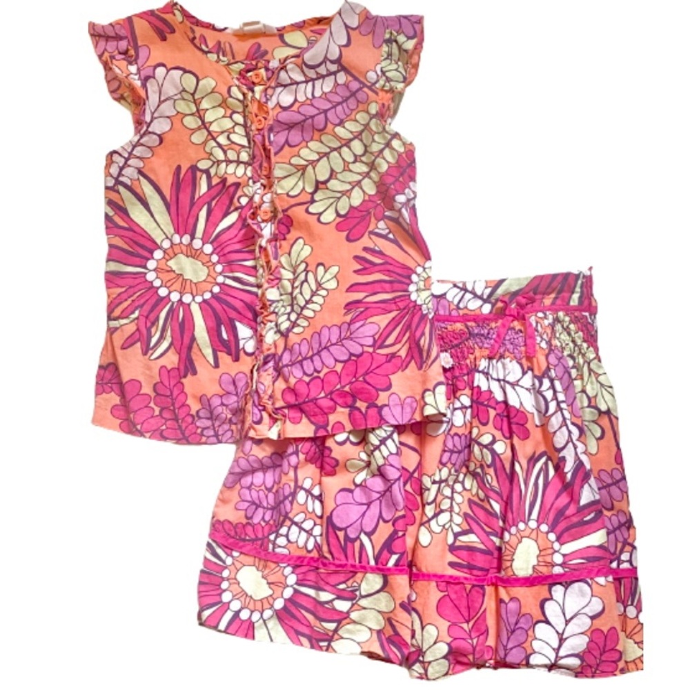 Girls blouse and skirt set